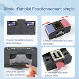 Mélangeur de cartes automatique usb mélangeur automatique de cartes mélangeur de cartes fête familiale poker blackjack carte de jeu