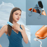Brosse lissante pour cheveux sans fil 35w portable avec base chargement magnétique 5 réglages de température affichage numérique