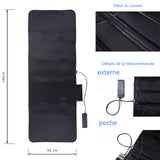 Tapis de massage 168x58cm coussin chaise de massage pour tout le corps chauffage du cou de la taille et des épaules pour la maison