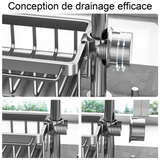 Égouttoir 17,5x11x6cm convient diamètre du tube rond 1,8-2,8cm égouttoir pour robinet égouttoir égouttoir multifonction chiffons
