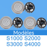 Tete de Rasoir 2 boîtes de 6 lame Tete de Rasoir pour compatibles avec les rasoirs S1000 à S4000 2 boîtes lame rasoir Têtes Rasoir