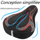 Selle de vélo 27x18x10cm housse de siège de VTT housse de siège épaissie en silicone housse de siège super douce decoration vélo