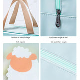 Trousse de toilette 35x13x24cm trousse de toilette séparée sèche et humide,sac à cosmétiques portable sac de plage sac a main