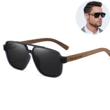 Lunettes de soleil polarisées Lunettes de soleil Lunettes de soleil en bois de bambou pour homme Lunettes de soleil Protection UV