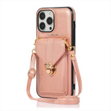 Étui à fermeture éclair pour téléphone  iphone11 PRO MAX   Lanière longue pour le corps  Protection de l'objectif   Étui à carte