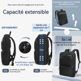 Sac à dos 43x31x16cm 18l étanche léger grande capacité sac à dos pour ordinateur sac de voyage multifonctionnel hommes et femmes