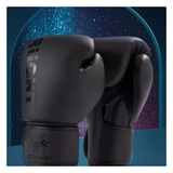 Gants de boxe 10oz matériau cuir gants de grappling entraînement gants mma gants de boxe en cuir pour hommes et femmes couleur noir
