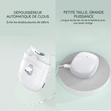 Coupe-ongles électrique 76x63x33 mm 60 utilisations consécutives automatique sans danger pour prévenir les éclabousser fonction de