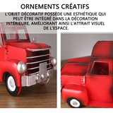 Ornements 31x15x16,5cm décorations de camion décorations de Noël de camion ornements d'ambiance de Noël petits objets decoratifs