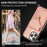 Étui à fermeture éclair pour téléphone  iphone11 PRO MAX   Lanière longue pour le corps  Protection de l'objectif   Étui à carte