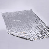 Couverture thermique 210*130CM couverture thermique extérieure multifonctionnelle couverture d'urgence argentée double face