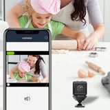 Camera surveillance 1080p connexion réseau wifi vision nocturne détection de mouvement vidéo en boucle rotation à 360 degrés