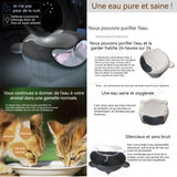 Fontaine à Eau pour Chat Distributeur D'eau Cat Pet Fountain Automatique Distributeur D'eau Potable Et Super Silencieux Pour Chats