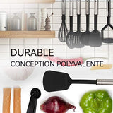 Ustensiles de cuisine 25 pcs ustensiles de cuisine cuillère Ustensiles de cuisine en nylon silicone Conception de trou suspension