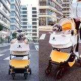 oussin de poussette pour animaux de compagnie en coton doux et épais quatre saisons lit pour chien portable coussin de poussette