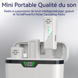 Micro cravate sans fil 2,4G technologie réduction du bruit sans délai plug and play double réduction du bruit avec affichage LED