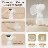Tire-lait electrique avec fonction de collecte de lait avec écran d'affichage numérique tire lait portable rechargeable masseur