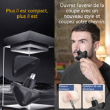 Tondeuse nez 100mAh mini professionnelle tondeuse nez oreilles tête arrondie à 360 degrés coupe efficacement les poils du nez