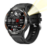 Montre connectée 500mah 360x360 Résolution Montre de sport connectée Bluetooth 5.3 HD 1,53 pouce avec appels Bluetooth et boussole