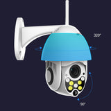 Caméra de surveillance sans fil  1080P   Interphone vocal  Vision nocturne en couleurs  Déconnexion vidéo Installation facile