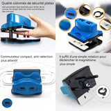 Nettoyeur de vitres magnétique double face 22-40mm 12 niveaux réglage lave-vitre electrique 3m corde pour double triple vitrage