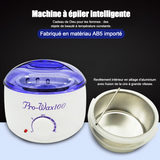 Chauffe cire 500ml 100W 4 paquets de haricots beurre chauffe cire epilation kit d'épilation à la cire machine à épiler chauffée