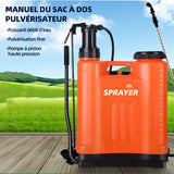 Pulverisateur a dos capacité 20L pulvérisateur haute pression agricole ultra capacité outils d'irrigation de machine pulvérisation