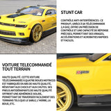 Voiture télécommandée 2.4GHz 4WD RC voiture l'échelle réaliste voiture de course à dérive 70kmh jouet automobile modèle de dérive