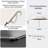 Parapluie Parapluie 10 baleines 125x82cm avec surface épaissie et agrandie baleines renforcées imperméable et résistant aux UV