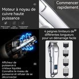 Rasoir pour animaux professionnel haute puissance sans fil affichage numérique tondeuse pour animaux multifonction tondeuse chat