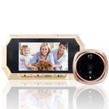 Sonnette visuelle HD anti-effraction vidéo 4.3 pouces photo électronique sonnette cat-eye détection de mouvement sonnette maison