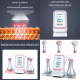 Appareil de cavitation ultrasonique machine de beauté 80K soins de massage de la peau anti-rides combustion des graisses du corps