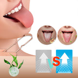 Grattoir universel en cuivre pur pour la langue Nettoyeur de langue Go Clean Oral Scraper Remède contre la mauvaise haleine