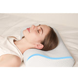 Oreiller cervical en mousse à mémoire de forme Oreiller cervical ergonomique Oreiller de sommeil pour dormeur latéral