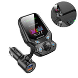 Émetteur FM bluetooth écran couleur voiture mp3 lecteur bluetooth QC3.0 charge rapide double USB émetteur FM multifonction