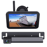 améra de recul coque ABS 5 pouces modèle 12v 1.3w feu stop universel caméra d'image de recul voiture sans fil caméra étanche IP68