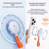 Traducteur vocal instantané 138 langues 6,8 x 0,5cm magnétique recto verso traducteur multifonction 8 en 1 autonomie de 20 jours