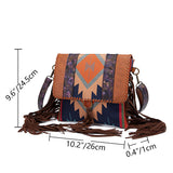 Sac à bandoulière unique pour femme rétro tissé à la main en coton et lin simple épaule sac Messenger grande capacité