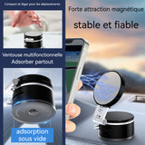 Rotatable car magnetic phone holder 7x6x4,5cm magnetic car phone holder rotation à 360 degrés réglage télescopique forte adsorption