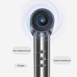 Sèche cheveux 1600W 3 vitesses de vent 4 réglages de température Moteur sans balais Cordon d'alimentation extra long Hair Dryer