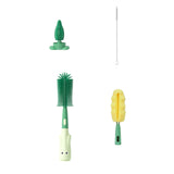 Brosse à biberonBrosse à mamelonsBrosse en silicone portableBrosse à pailleÉponge de nettoyageEnsemble de brosses de nettoyage