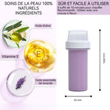 cire à épiler 65g 4 bâtonnets Soins multi-sites Formule basse température Chauffage rapide Conception à rouleaux Cire Epilation