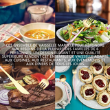 ouverts de table Service 24 pièces 4 couverts par ustensiles cuisine acier inoxydable couverts avec coffret cadeau pour 6 personnes