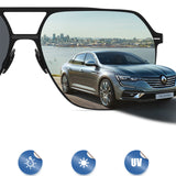 Lunettes de soleil de conduite sans vis à une boucle pour hommes Lunettes de soleil polarisées en nylon super élastique fin