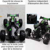 Voiture télécommandée 2,4G 500 mah 40 mètres s'adapter à de multiples terrain pneus en caoutchouc puissance forte chargement USB
