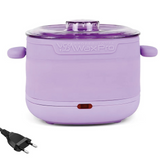 Chauffe cire epilation electrique professionnelle 400ml pliable silicone facile nettoyer chauffe-cire electrique portable compact