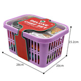 Tablier d'enfant sur la cuisine de cuisson des filles ensemble de jouets Outils de cuisine de légumes chef de jeu puzzle