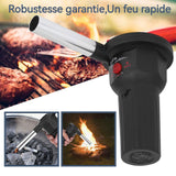 Souffleur mini électrique portable outil de feu de ventilateur de barbecue portable sèche-cheveux pour pique-nique en plein air