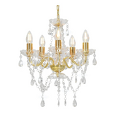 Lustre en cristal 38x38x42cm perles de cristal rond lampe suspendue plafonnier luminaire eclairage Intérieur salon chambre à coucher
