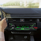 Lecteur MP3 pour voiture 18.8*8.5*5.8cm  Radio FM  Télécommande sans fil  Prise en charge de la lecture de la carte U-Disk TF AUX